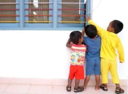 Three Boys in Primary Colors, by PSU student Jarlene Choy
First Place in OEA's Photo Contest, Fall 2007